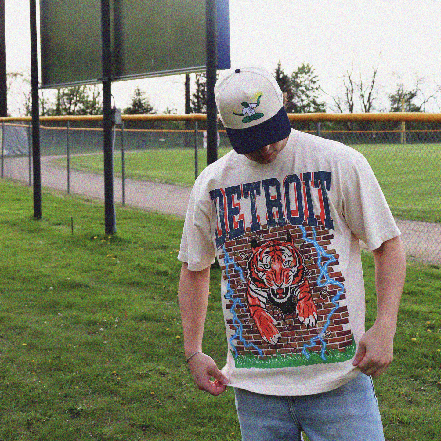 DETROIT BASEBALL TEE